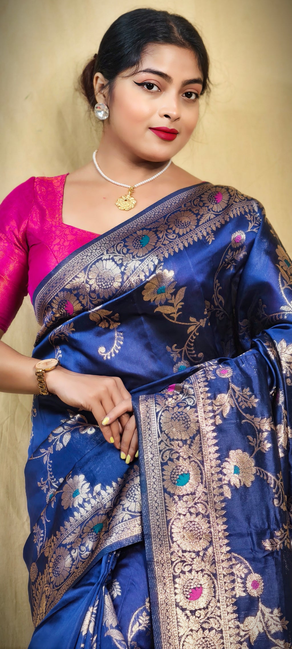 Sarees For Women Premium Banarasi Art Silk Woven Wedding Saree | Diwali Gift Indian Gift Sari & Unstitched Blouse